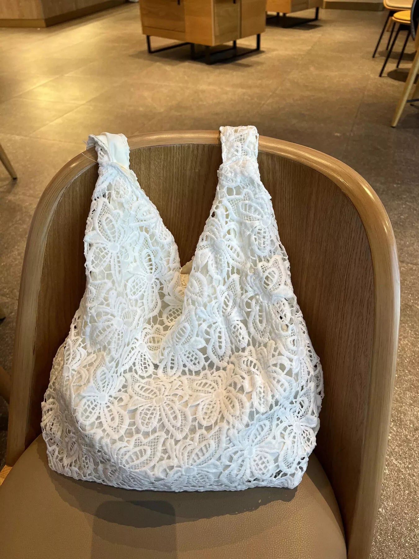 Floral Lace Handbag 