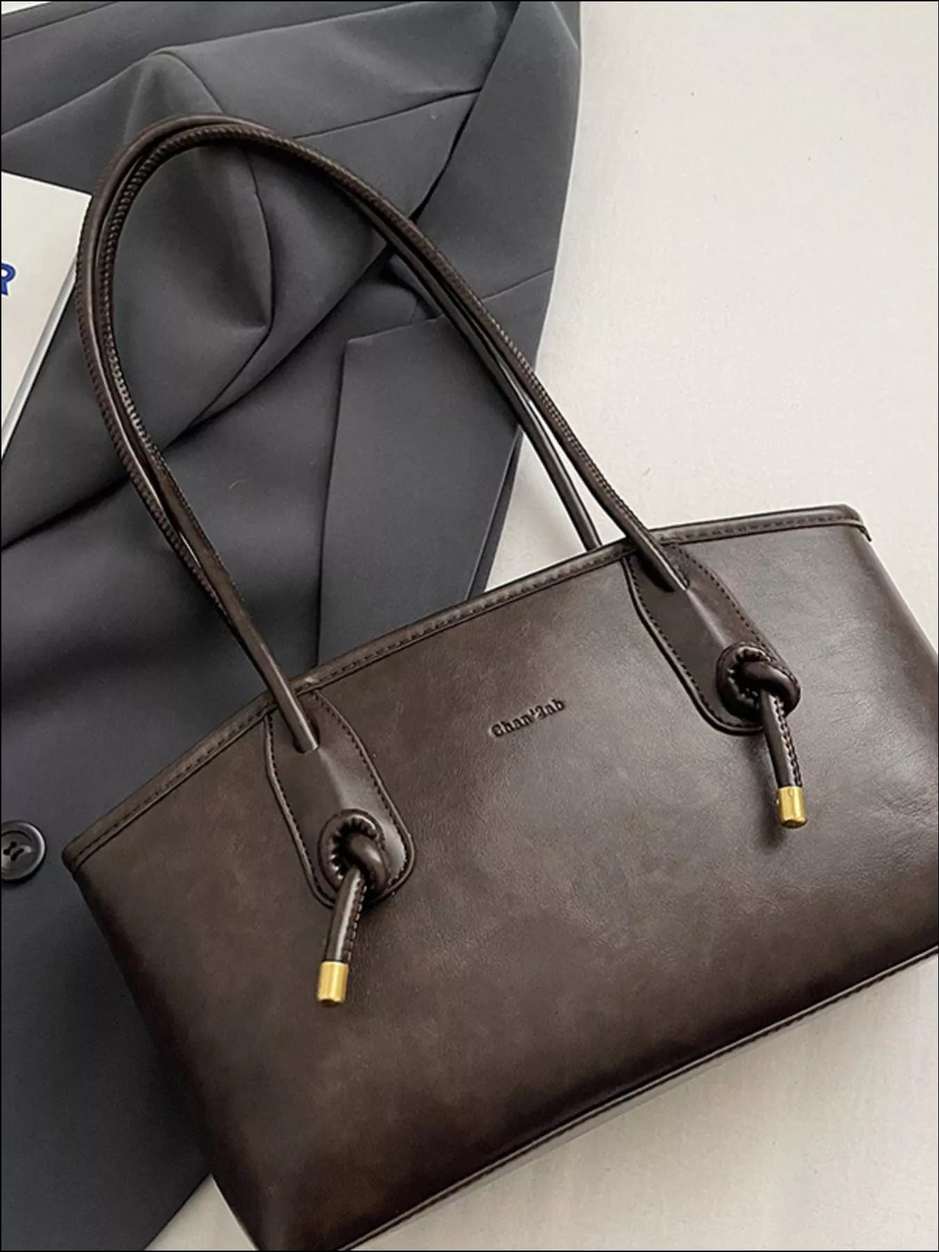 Vintage Style Leather Shoulder Bag 