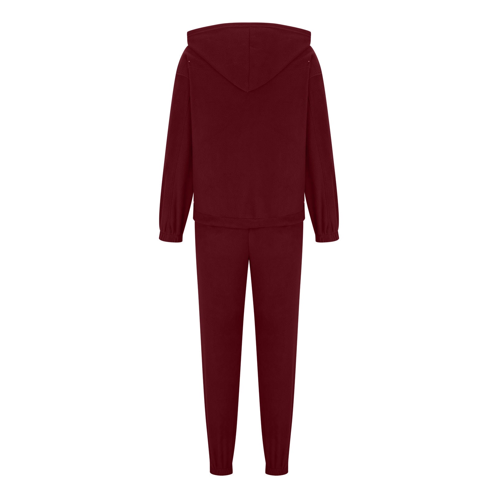 Zip Up Long Sleeve Hoodie and Joggers Set Trendsi