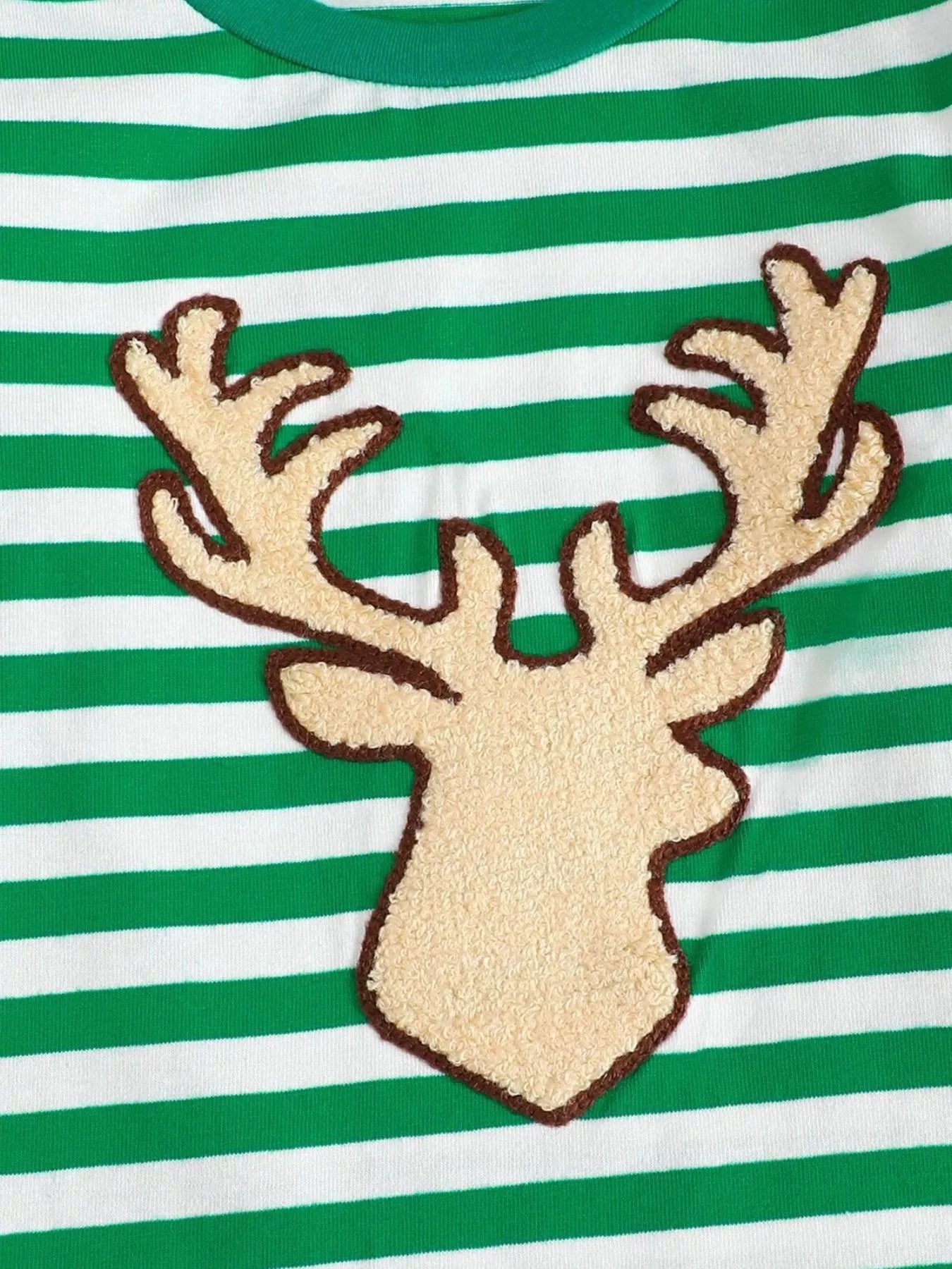 Children's Christmas Striped Pajama Set 