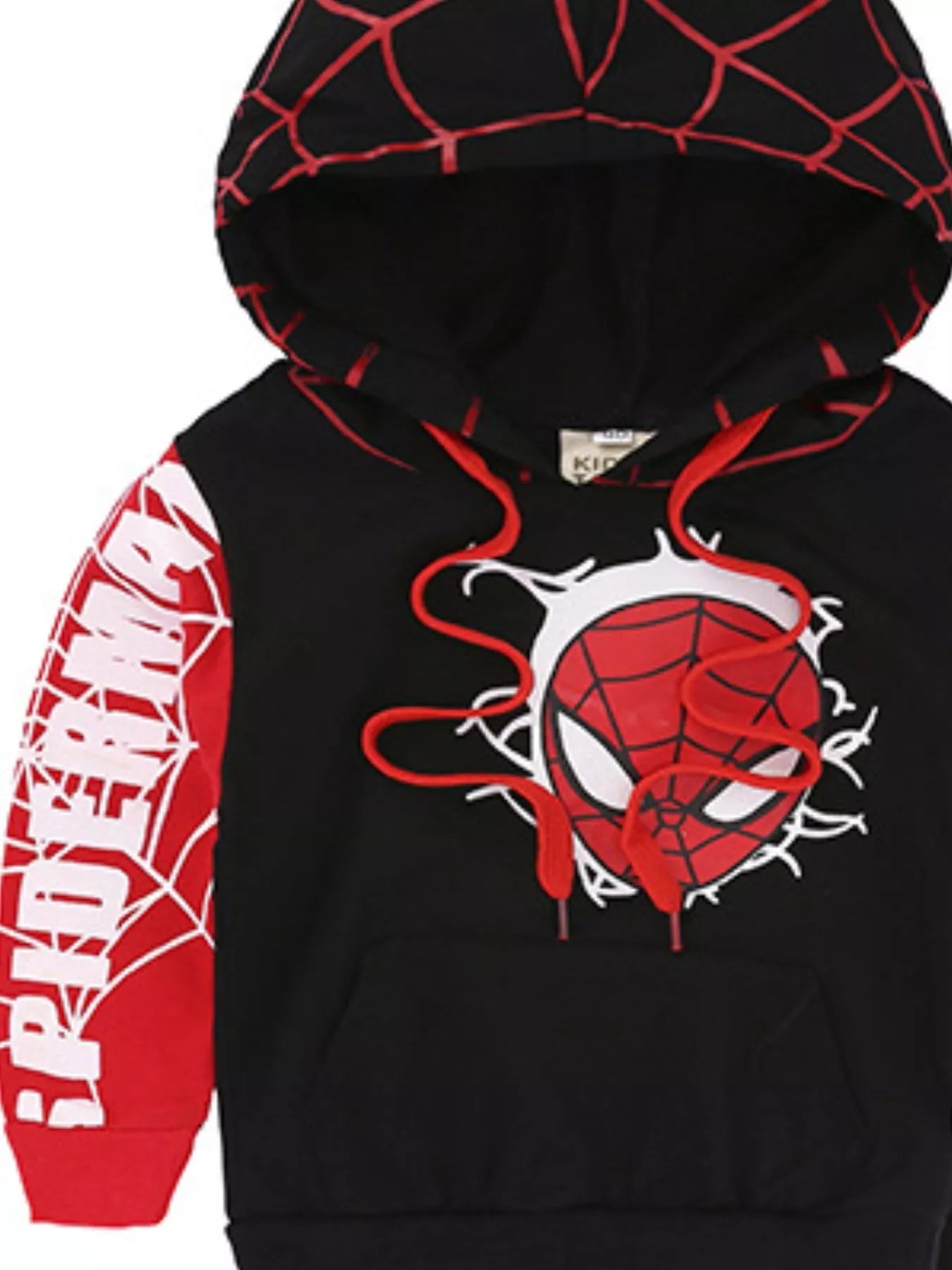 Children's Spiderman Graphic Hoodie and Pants Set 