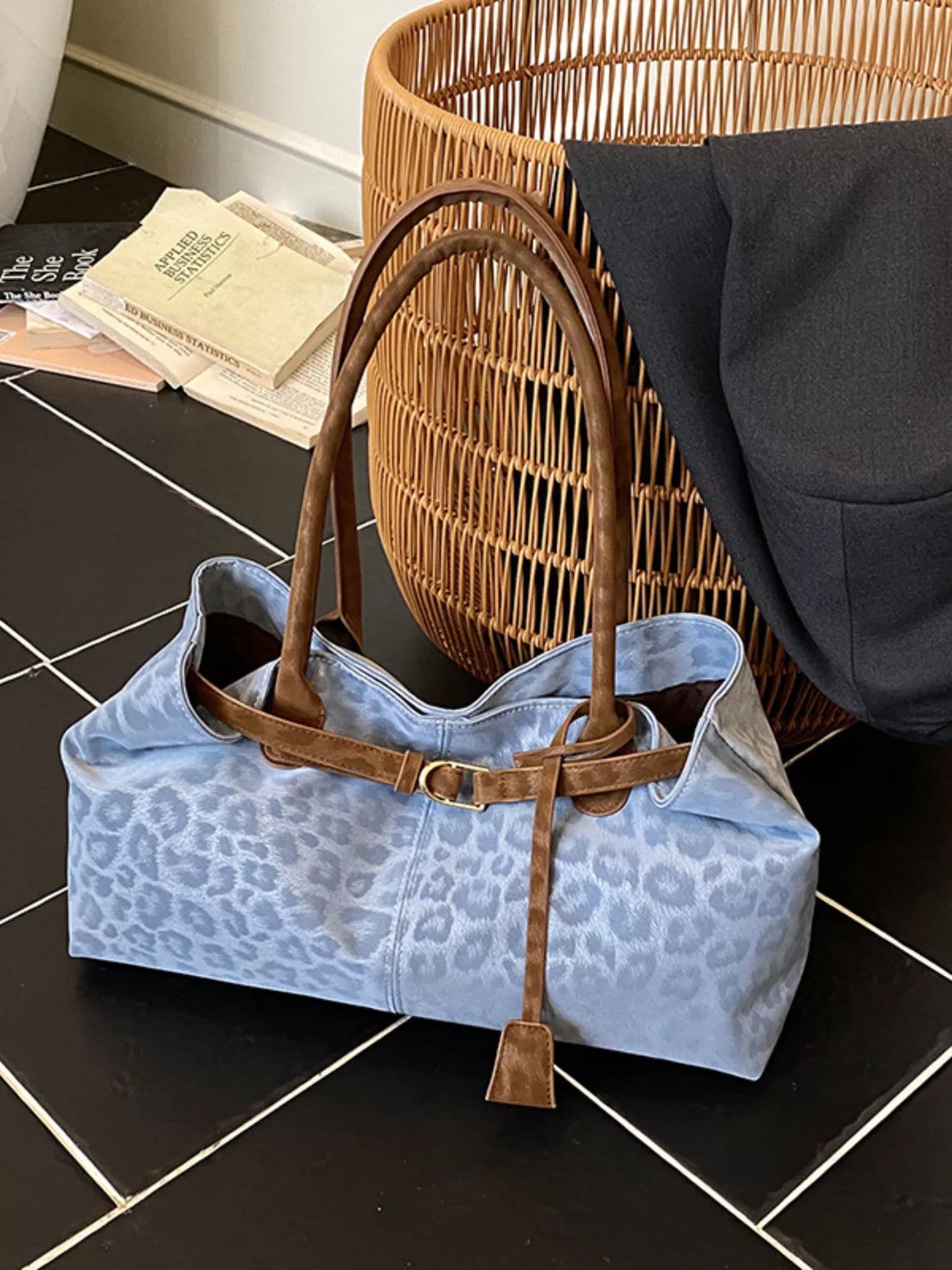 Leopard Print Handbag 