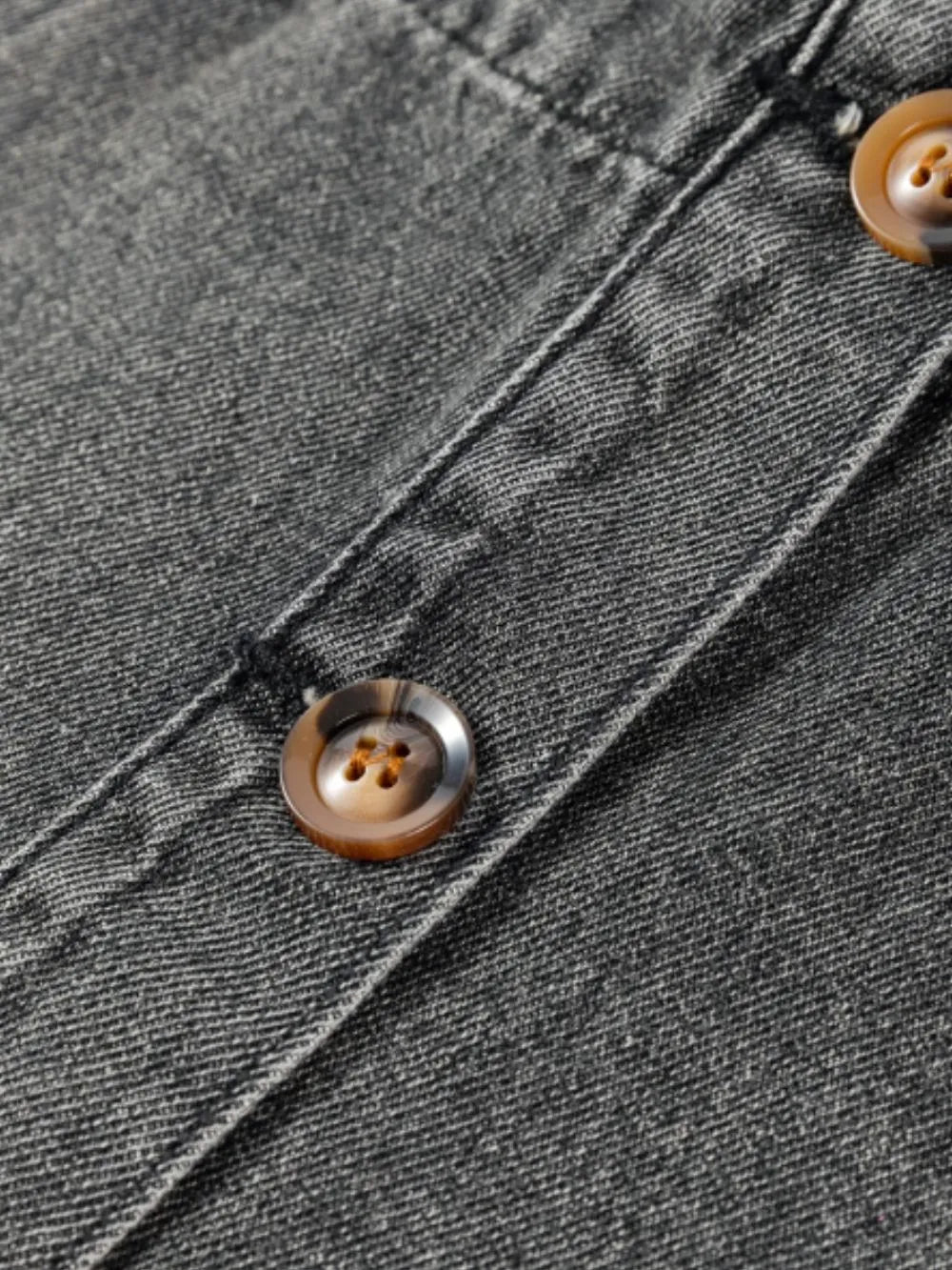 Wide Strap Button Down Denim Overall Dress 