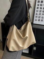 PU Leather Adjustable Strap Bag 