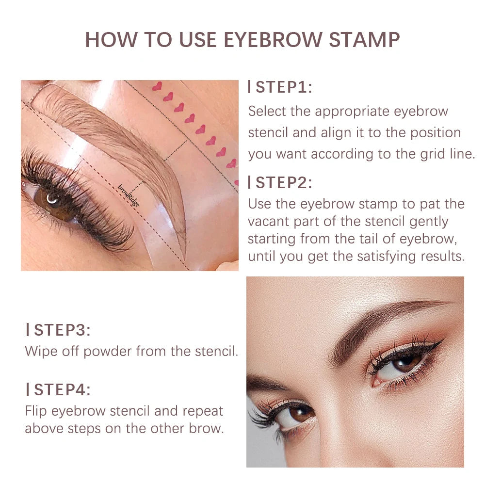 Browbelle Eyebrow Stamp Styling Set 