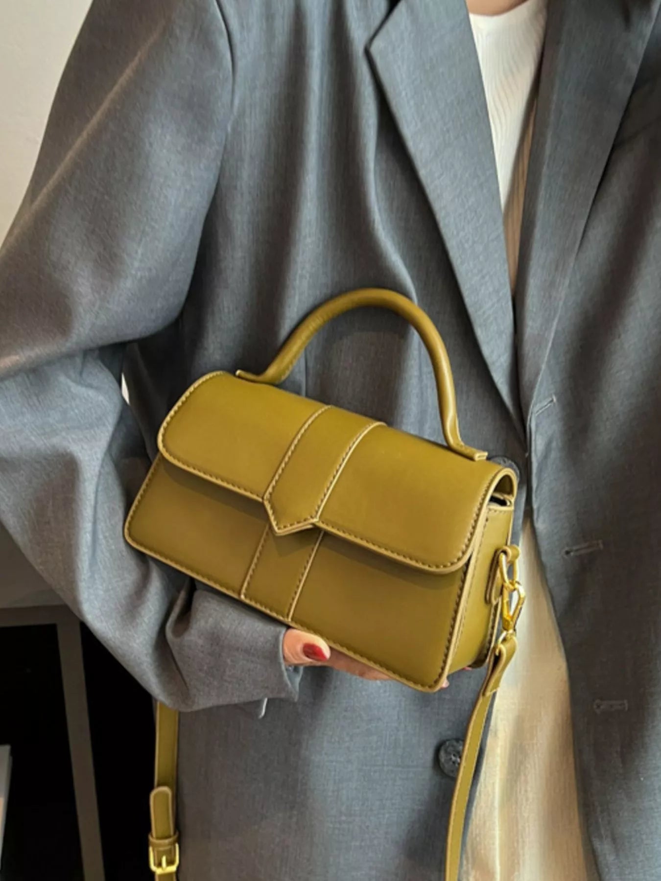 Top Handle Crossbody Bag 