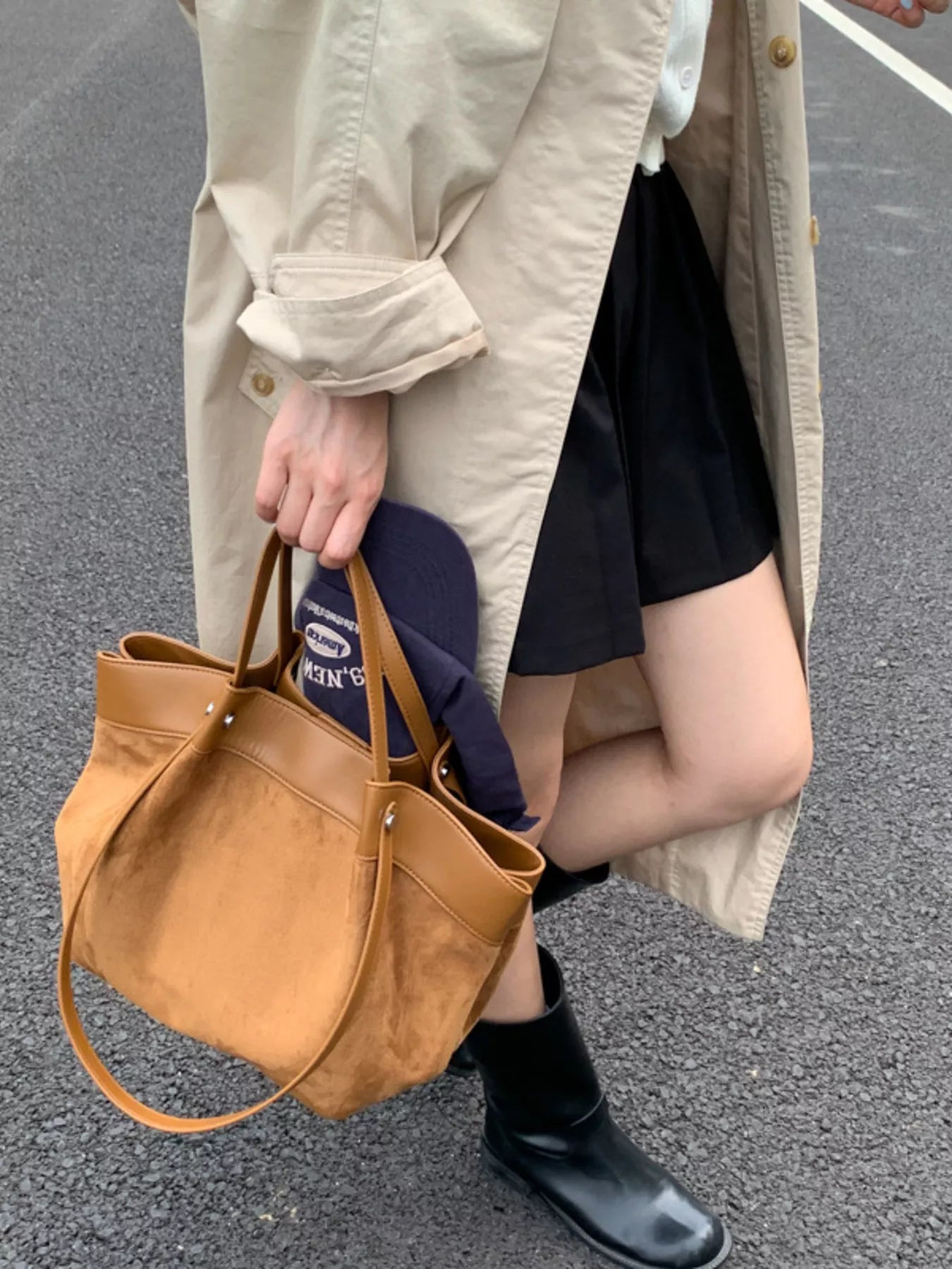 Lightweight Classic Color Tote Bag 