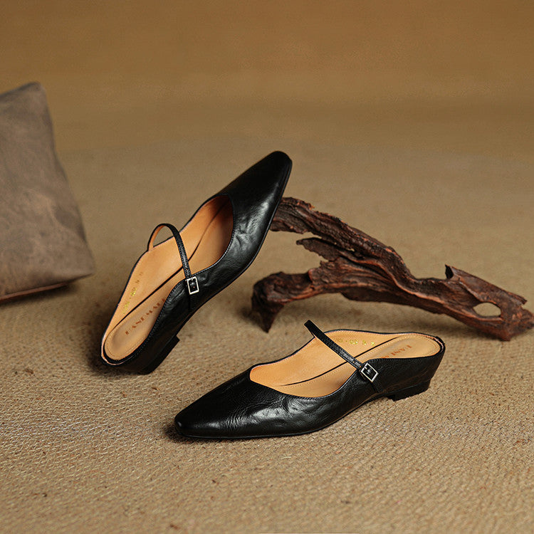 Bella Women's Mules | Genuine Leather, Comfortable Design 