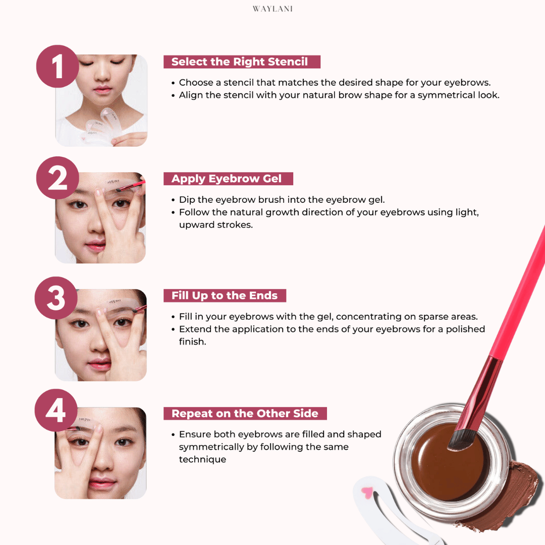 50% OFF FOR THIS WEEK ONLY! TheBrow 2.0 Eyebrow Brush incl. FREE Stencils 