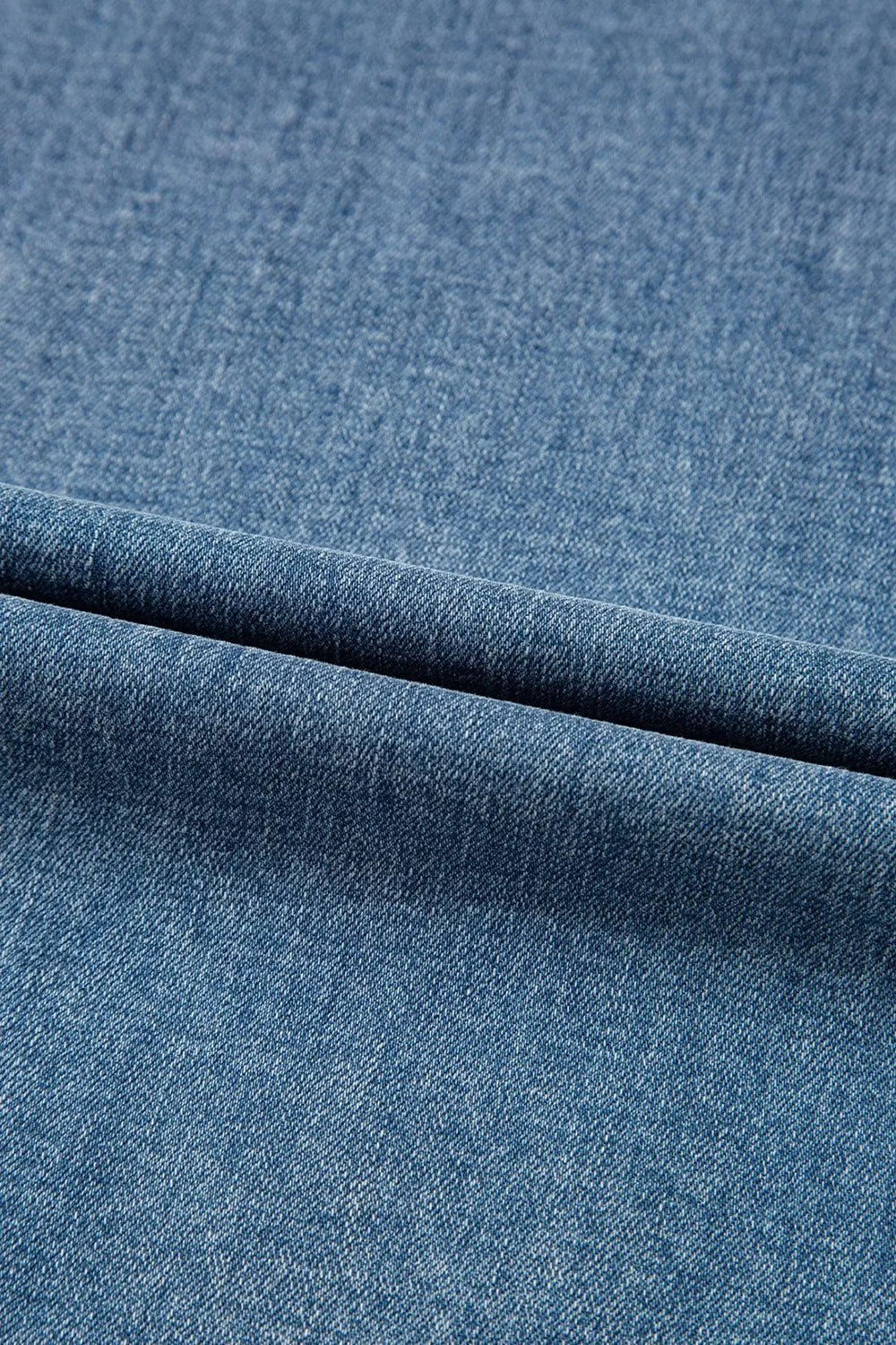 Medium Wash Super Wide Leg Denim Pants 