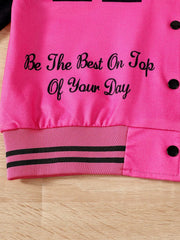 Children's Button Up Outerwear and Pants Set 