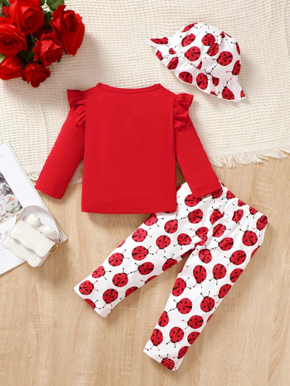 Children's Cartoon Top and Pants Set 