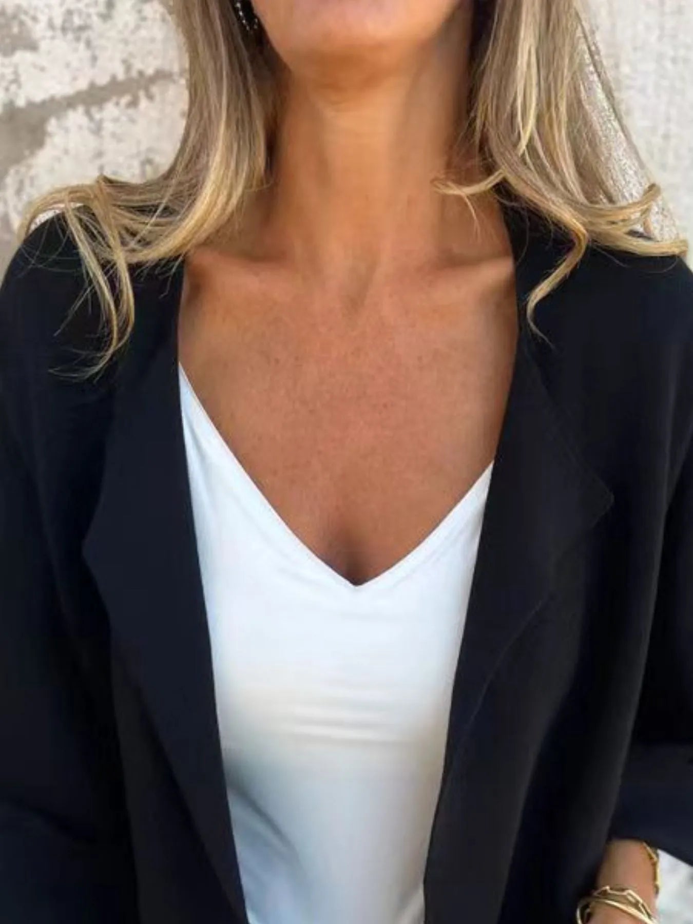 Full Size Open Front 3/4 Sleeve Cardigan Plus Size 