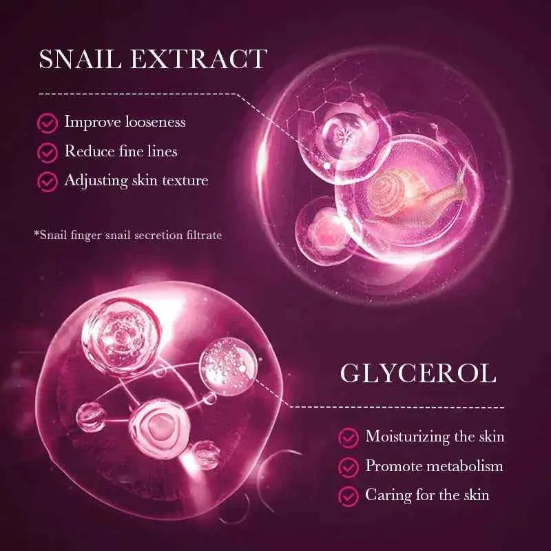 SADOER Snail Collagen Firming Face Masks, 5-Pack