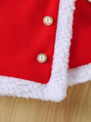 Children's Christmas Outfit Set with Santa Hat 