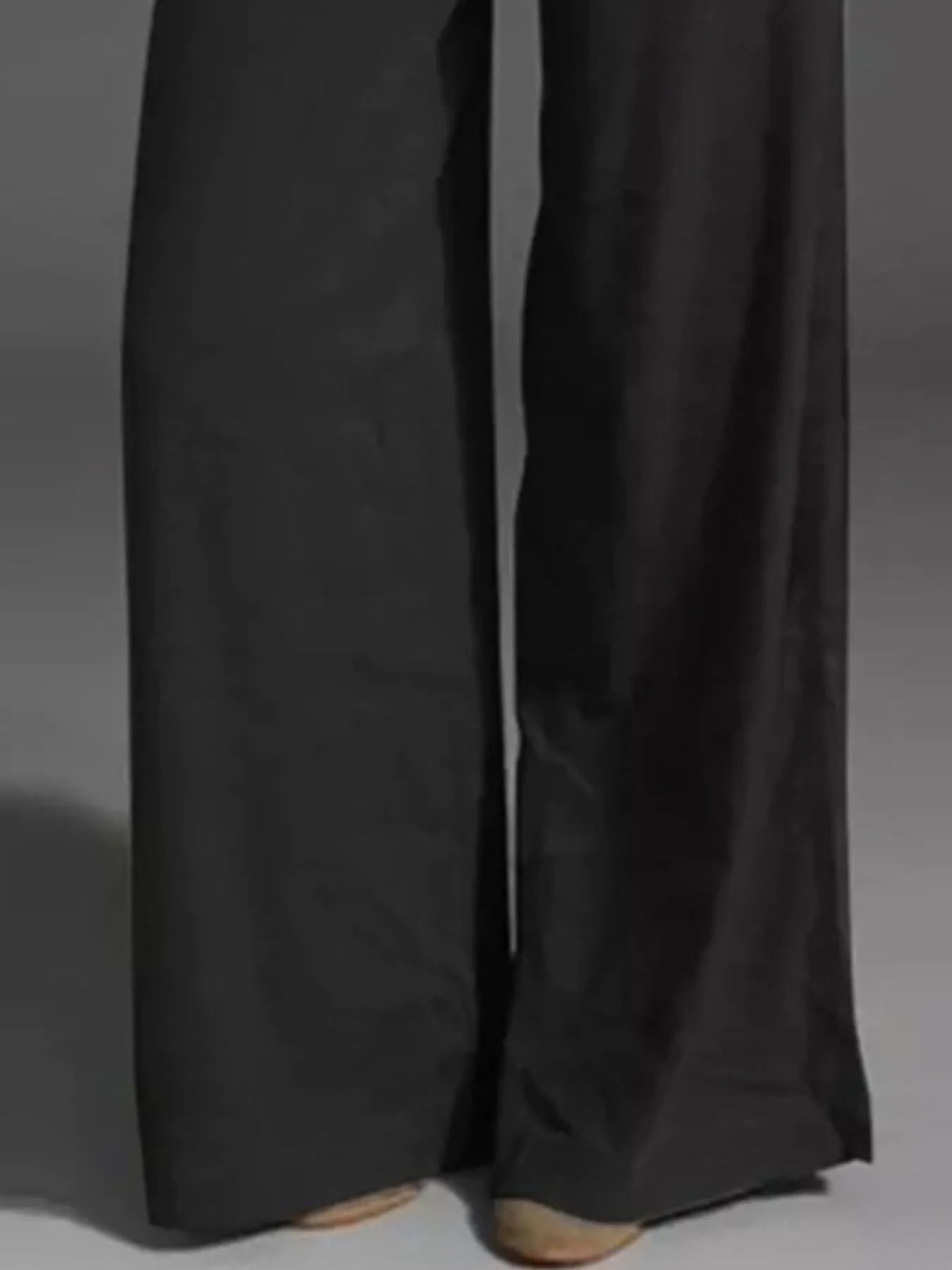 Full Size Wide Leg Pants with Pockets Plus Size 