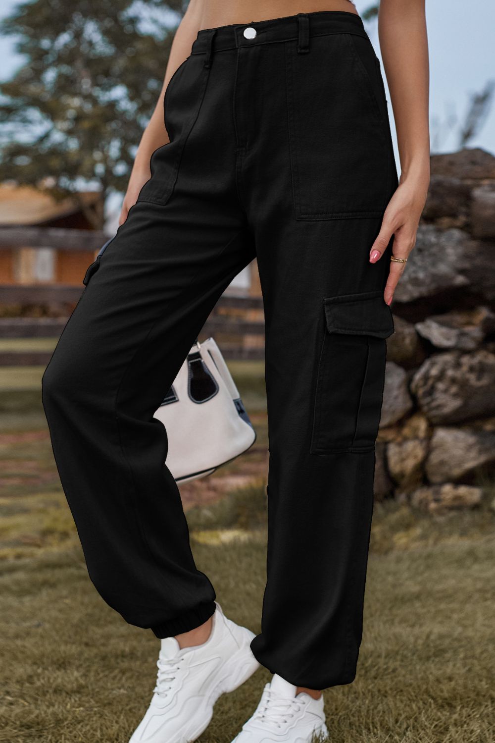 Long Jeans with Pocket 