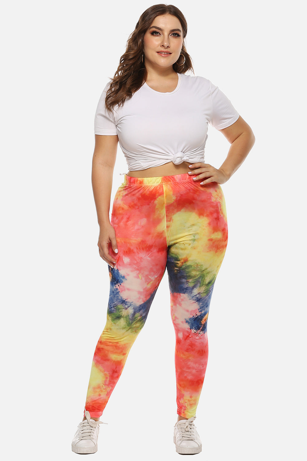 Plus Size Tie Dye Legging 