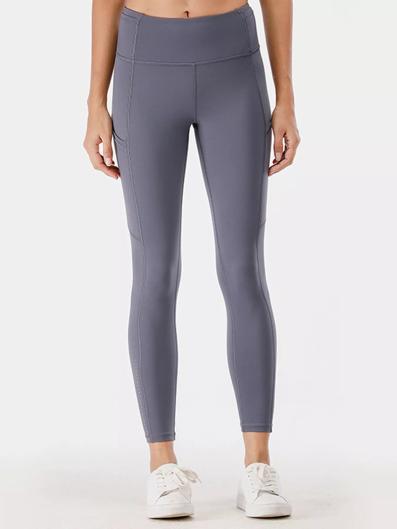 Full Size High-Waisted Active Leggings with Pockets Plus Size 