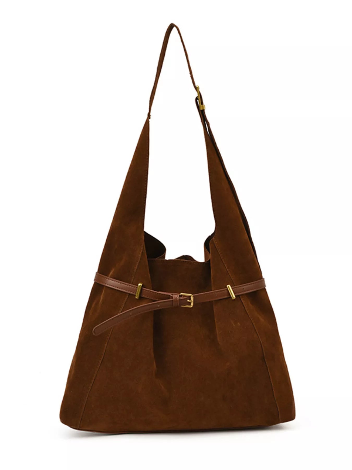 Buckle Adjustable Strap Shoulder Bag 