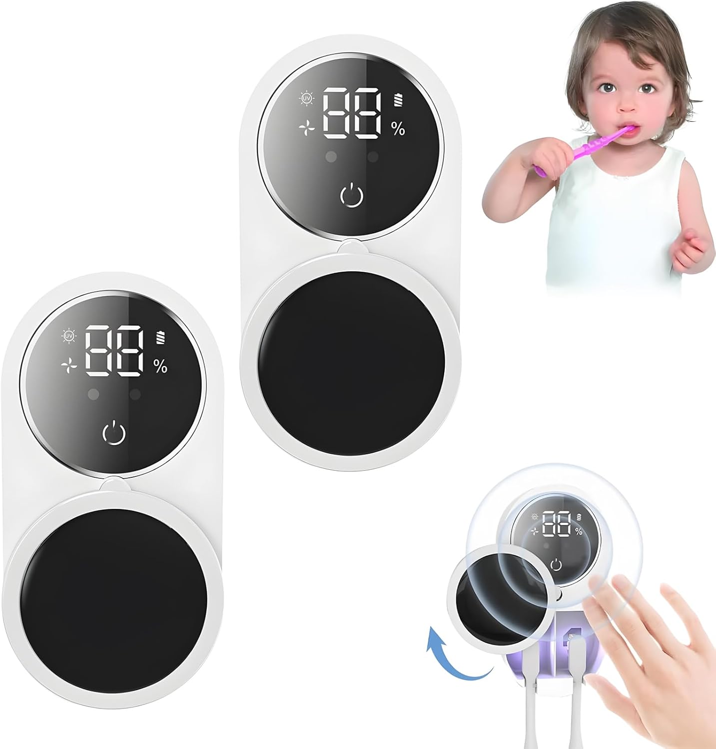 Automatic Toothbrush Sterilizer with Intelligent Sensor 