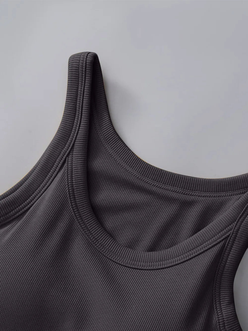 Round Neck Tank with Bra 