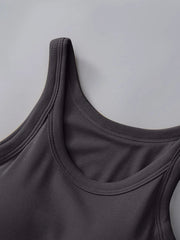 Round Neck Tank with Bra 