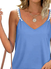 Full Size Lace Detail V-Neck Cami Plus Size 