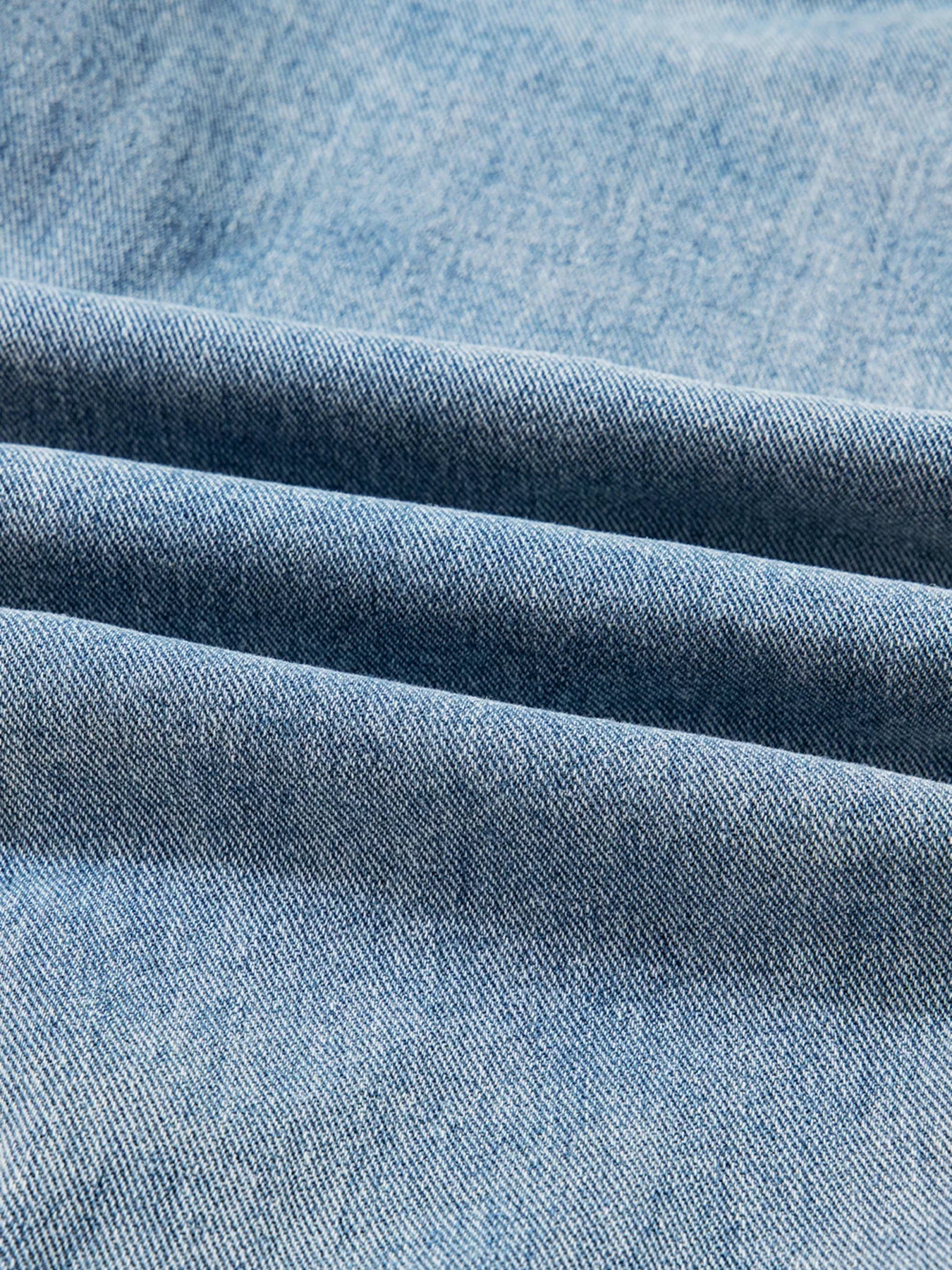 Patched Pockets Side Tie Denim Jacket 