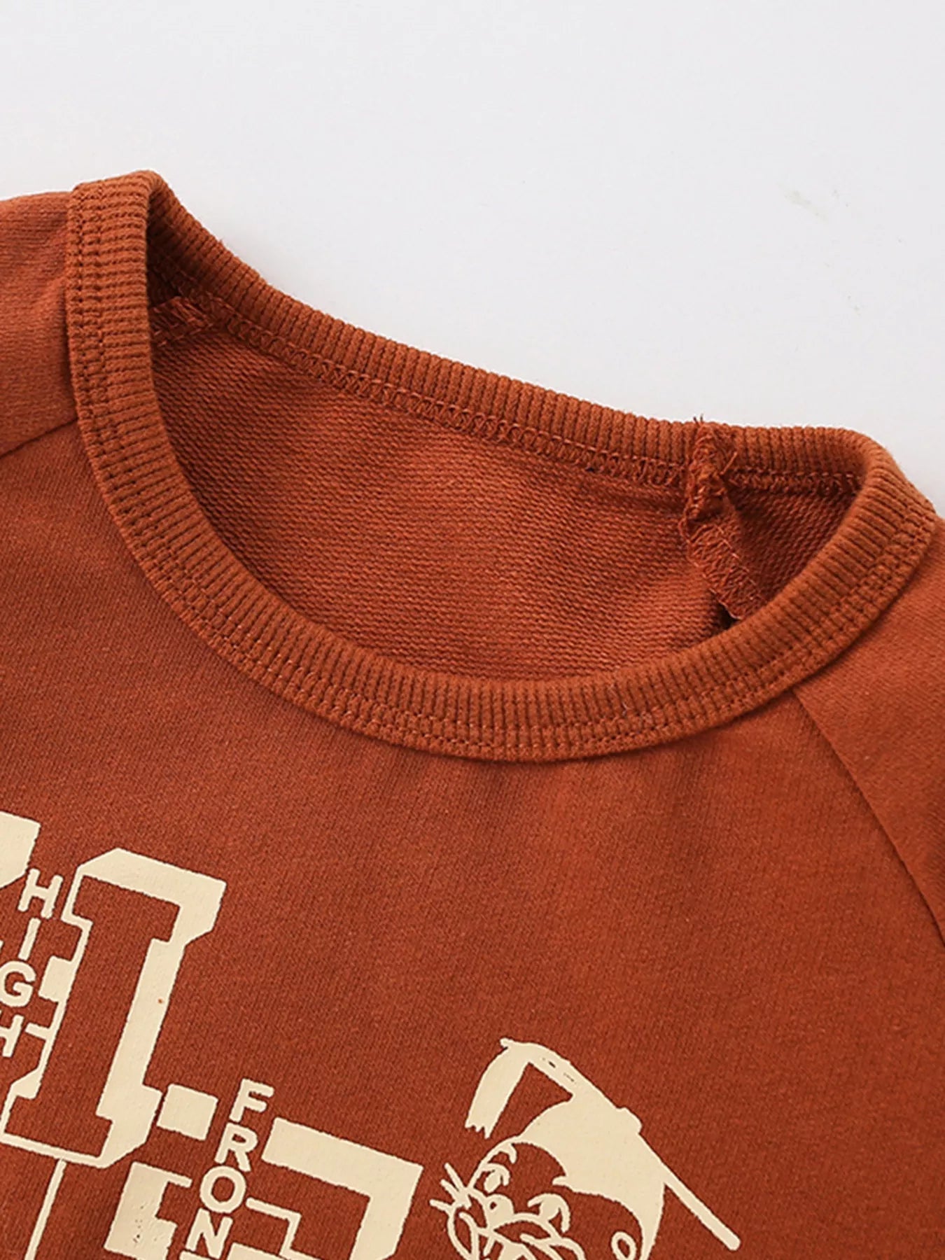 Children's Graphic Round Neck Sweatshirt 