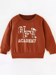 Children's Graphic Round Neck Sweatshirt 