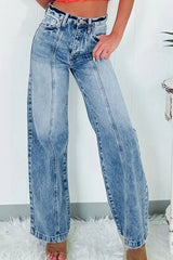 High Waist Wide Leg Jeans 