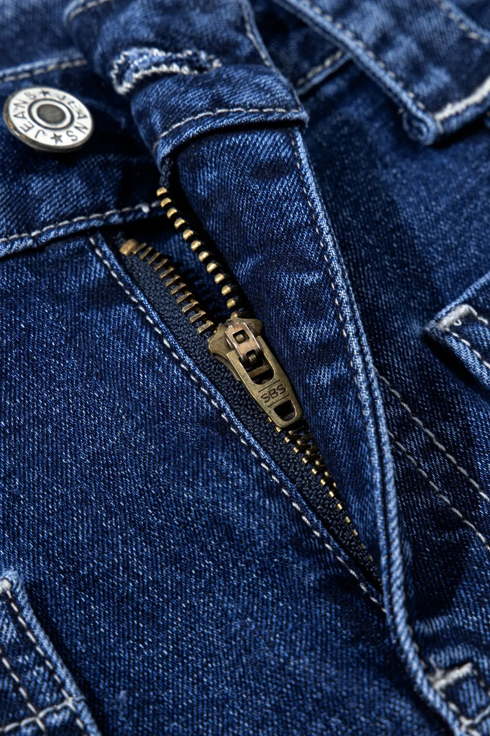 Wide Leg Pocketed High Waist Jeans 