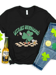 LET'S GET SHAMROCKED Round Neck T-Shirt 