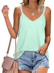 Full Size Lace Detail V-Neck Cami Plus Size 