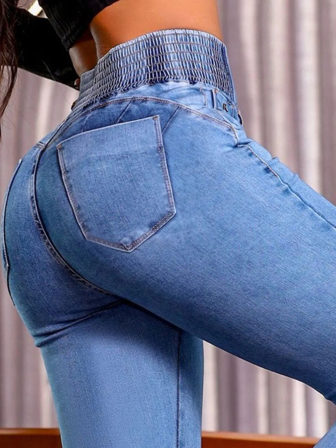 High Rise Bootcut Jeans 
