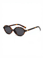 Retro Oval Frame Sunglasses 