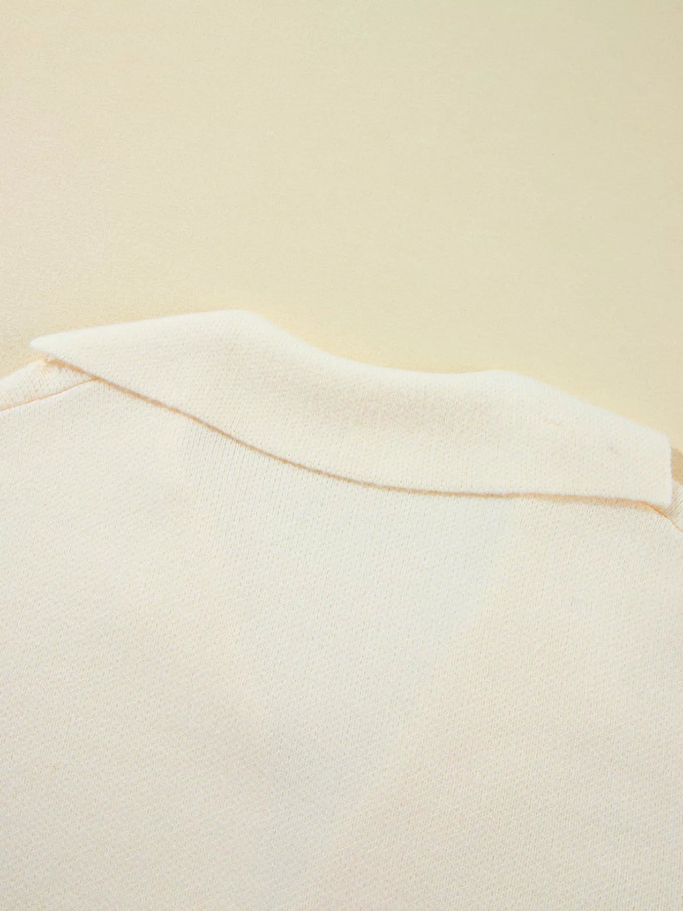 Solid Color Knit Lapel Collar Single Button Sweater Cardigan 