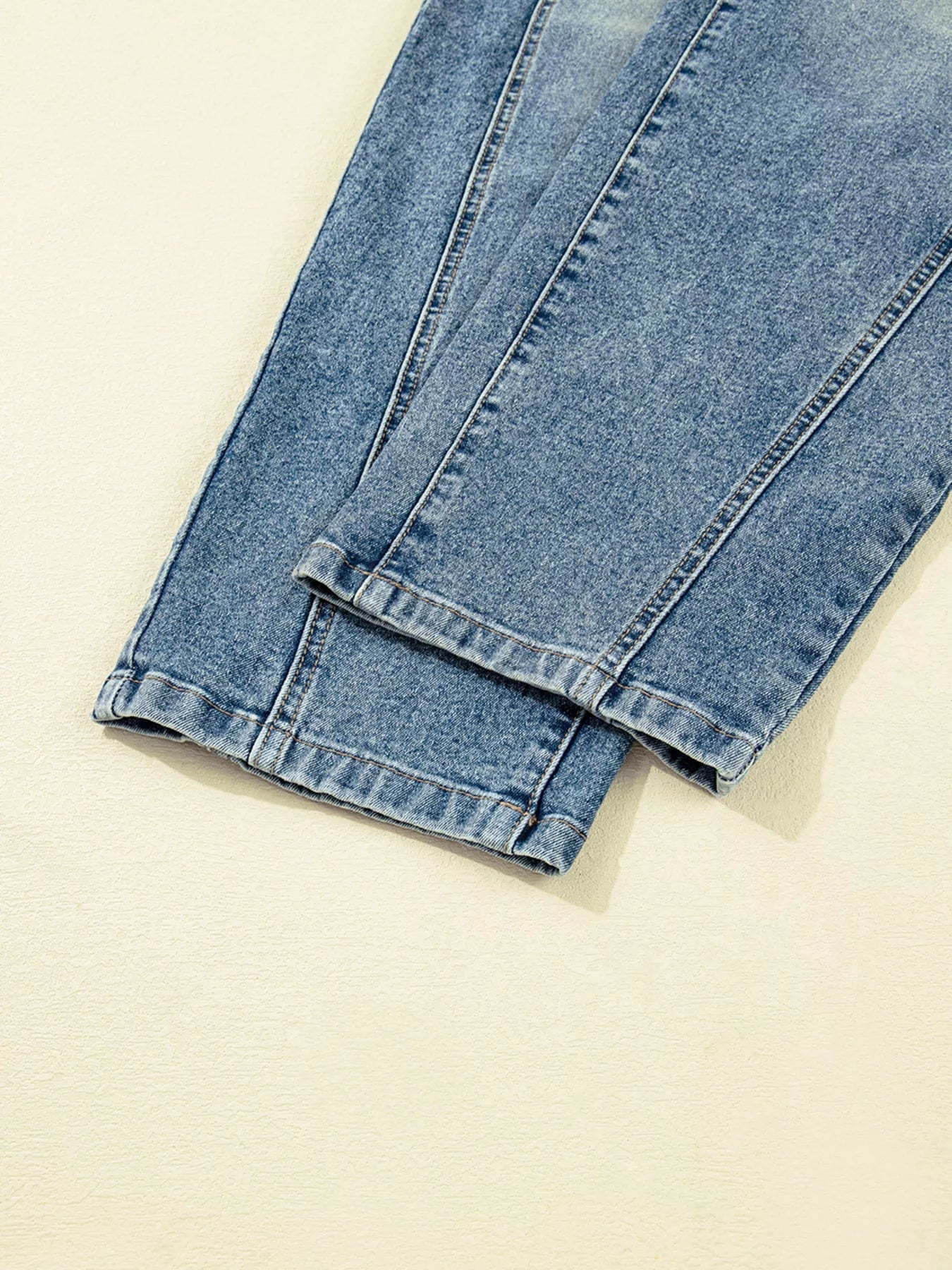 Vintage Washed Seam Detail Shift Jeans 