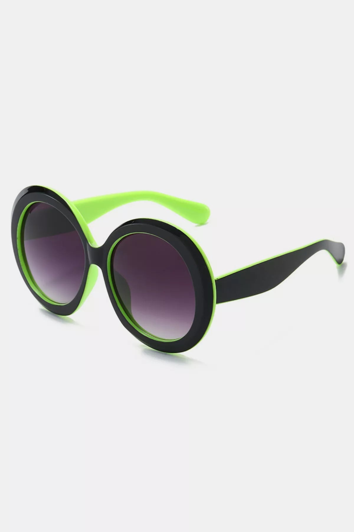 Oversized Round Frame Fashion Sunglasses 