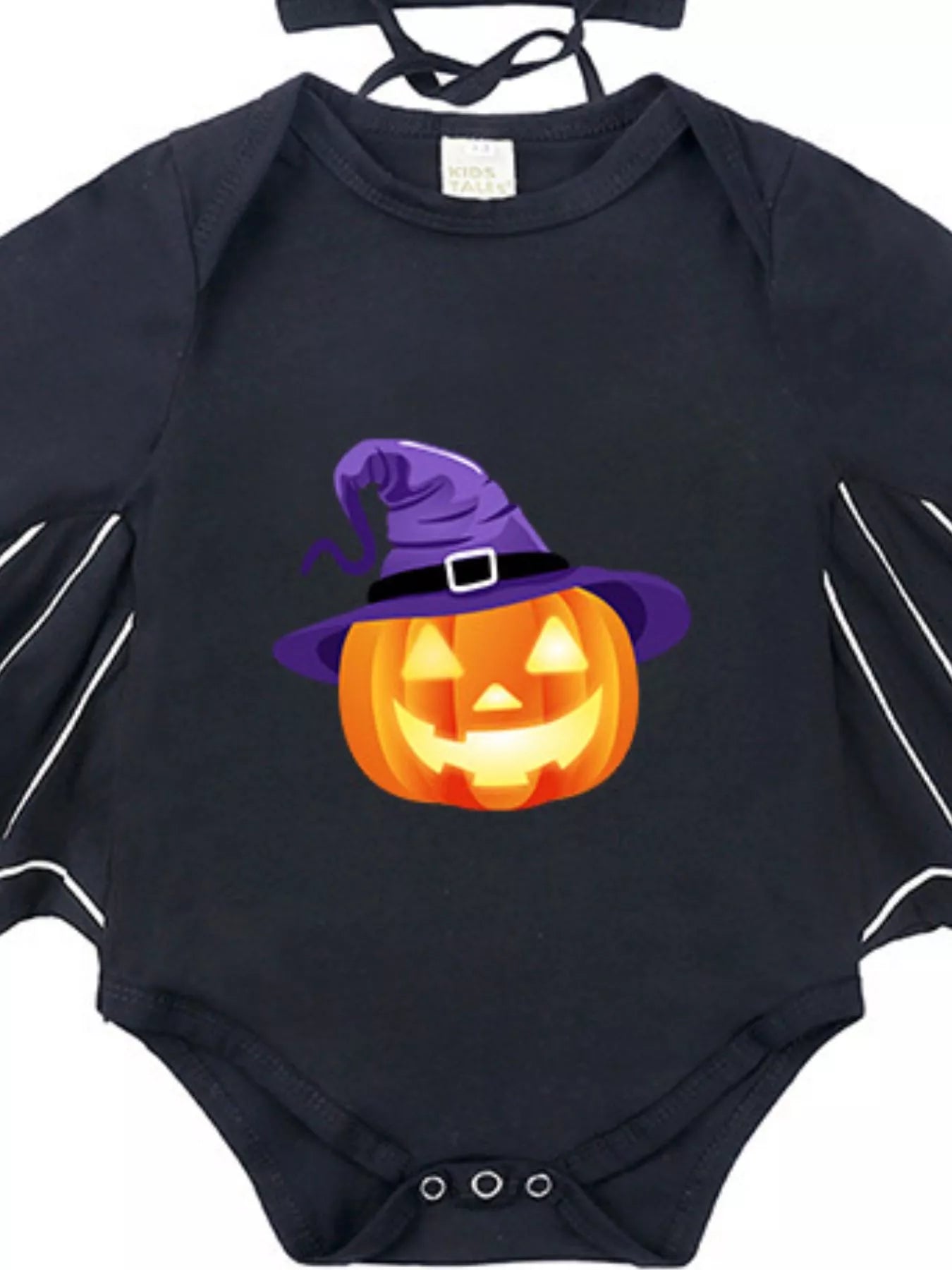 Children's Halloween Bat Bodysuit & Hat Costume Set 
