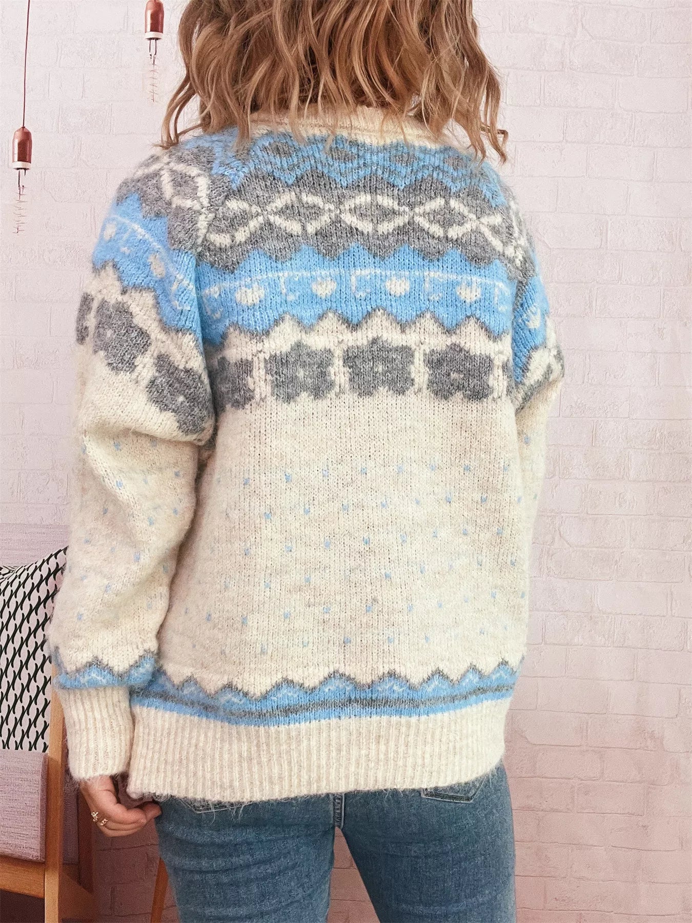 Ribbed Button Down Knit Cardigan 