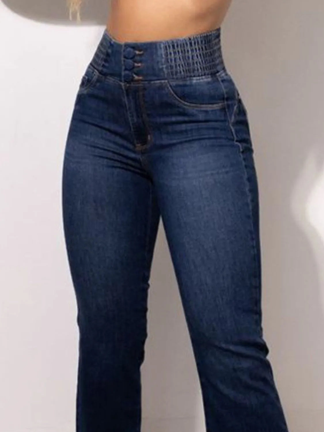 High Rise Bootcut Jeans 