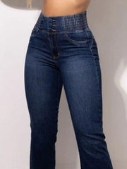 High Rise Bootcut Jeans 