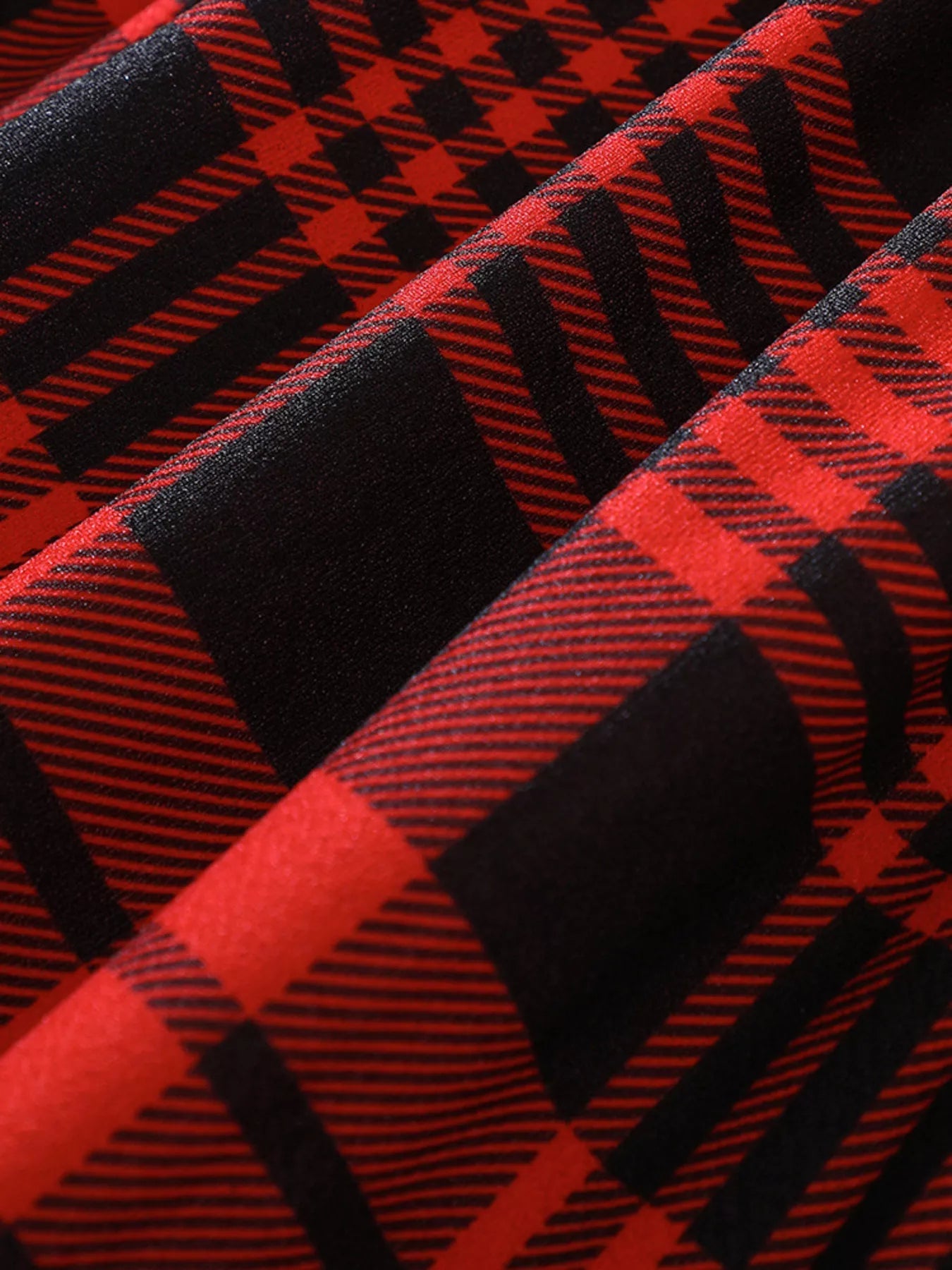 Children's Plaid Print Long Sleeve Dress 