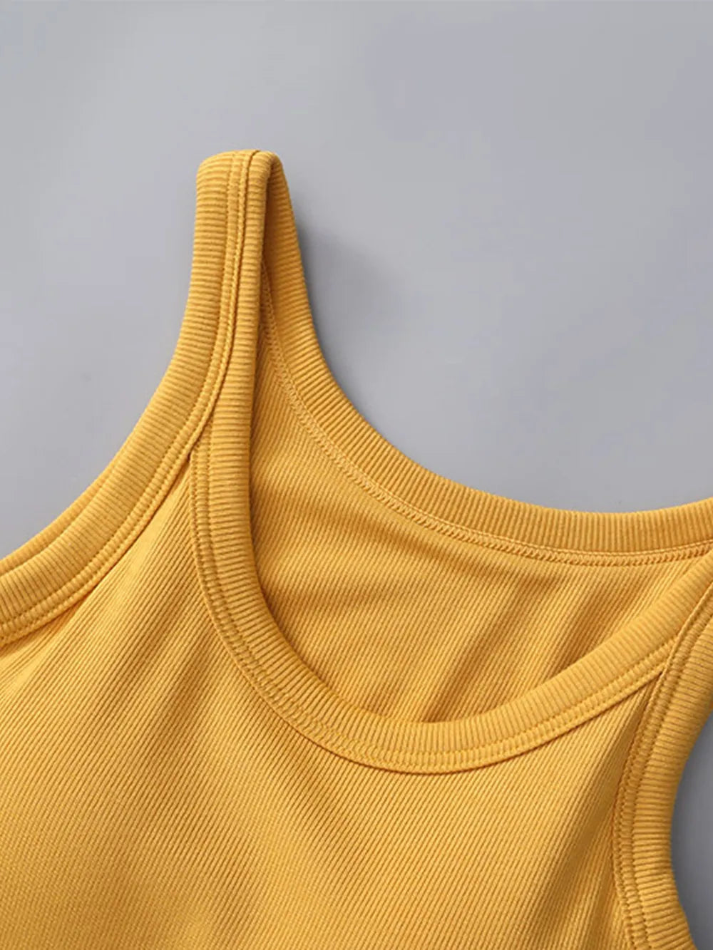 Round Neck Tank with Bra 