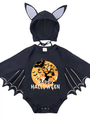Children's Halloween Bat Bodysuit & Hat Costume Set 