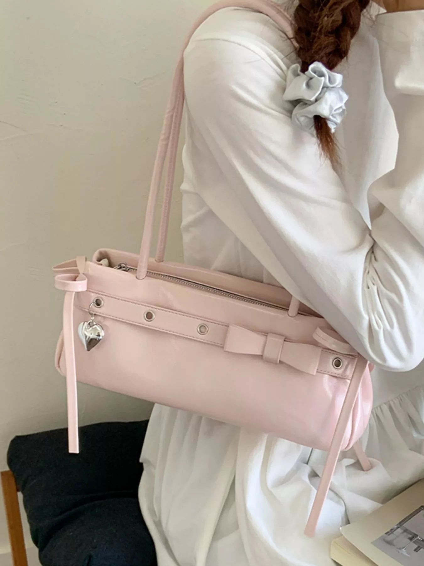 PU Leather Shoulder Bag 