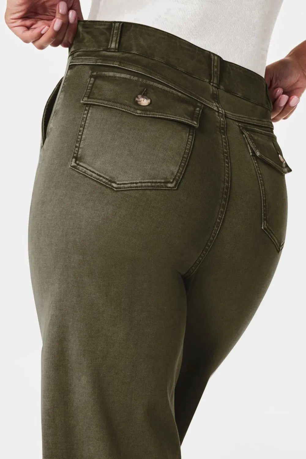High Waist Jeans with Pockets 