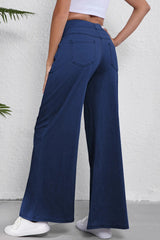 Wide Leg Jeans with Pockets 
